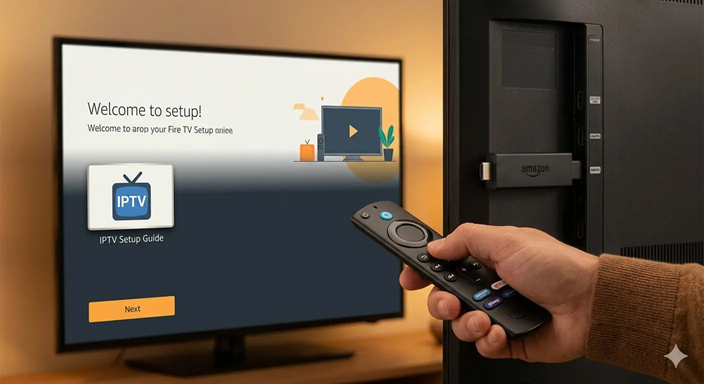 Menu configuration IPTV Fire Stick 2026