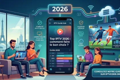 comparatif des meilleurs services IPTV en France en 2026 avec streaming 4K et DVR cloud sur IPTV Guide Hub. Top IPTV 2026
